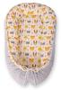 Baby Cocoon, Double-sided, Playpen, Swaddle, Premium BOBONO Minky - Cream Animals