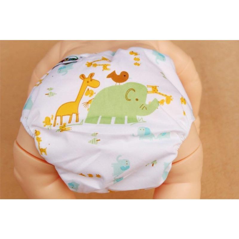 Baby Adjustable Cloth Diapers Washable Inserts Nappy Baby Underwear Reusable Pants