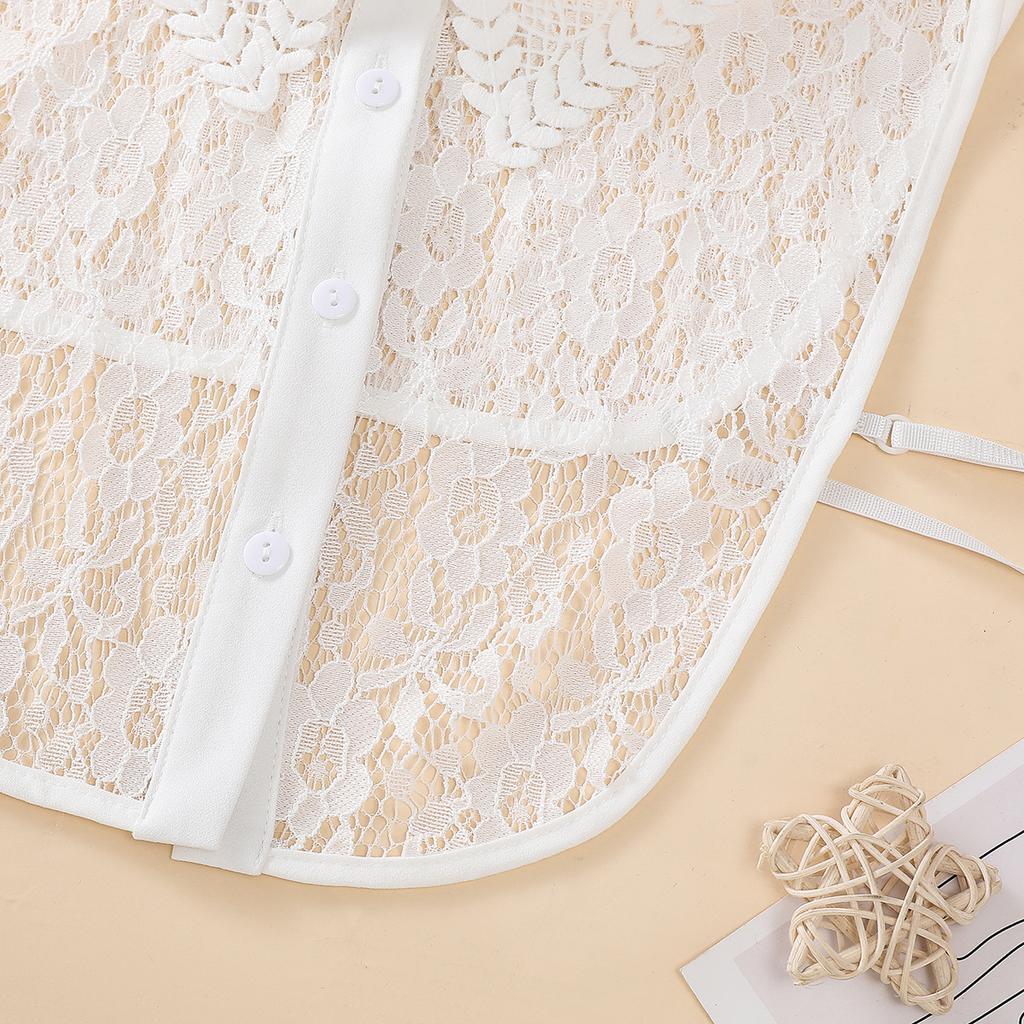 Hollow Embroidered Collar, Lace Fake Collar, Elegant, Fashionable, Personalized, Versatile, Detachable Fake Collar