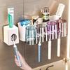 LIEI No-Drill Suction Cup Toothbrush Holder