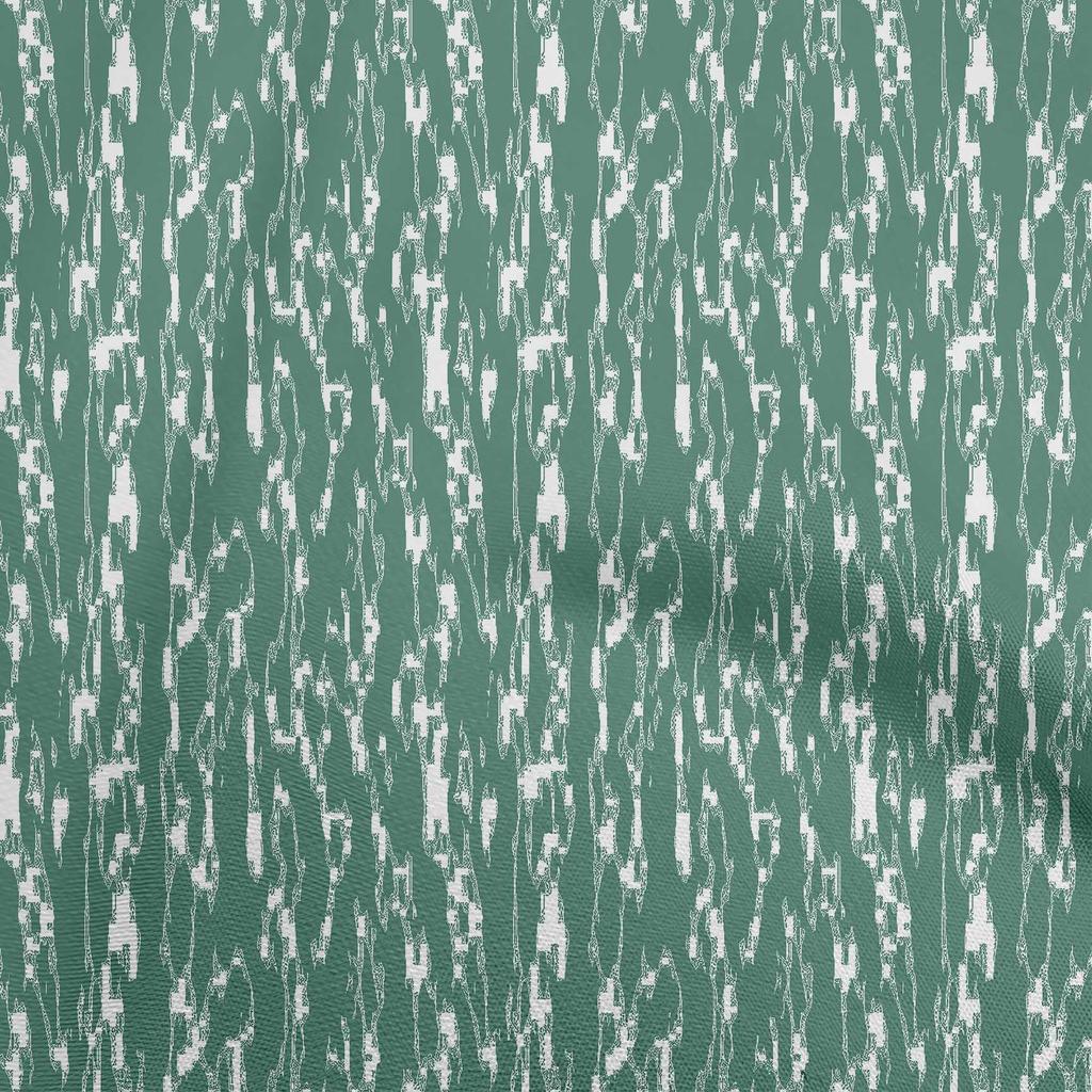 oneOone Cotton Flex Blue Fabric Abstract Dress Material Fabric Print Fabric By The Yard 40 Inch