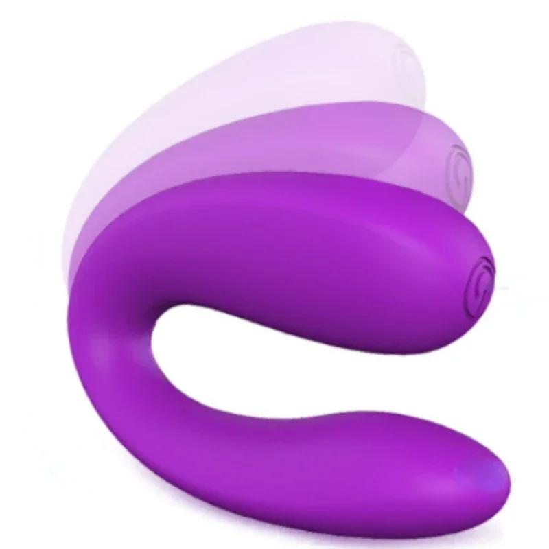 Sexuální hračky s vibrátorem pro ženy Pro ženy Vaginální klitoris Stimulační vibrátor typu U Masáž bodu G Masturbátor pro ženy Produkty pro dospělé