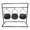 Long-lasting Use Halloween Cauldron Decor Hanging Witch Pot Multiple Set Options
