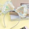 Flashing Light Up Hair Hoop LED Glowing Crown Luminous Laser Headband  Christmas Celebration