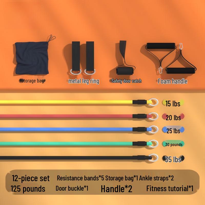Resistance Band Home Gym Set