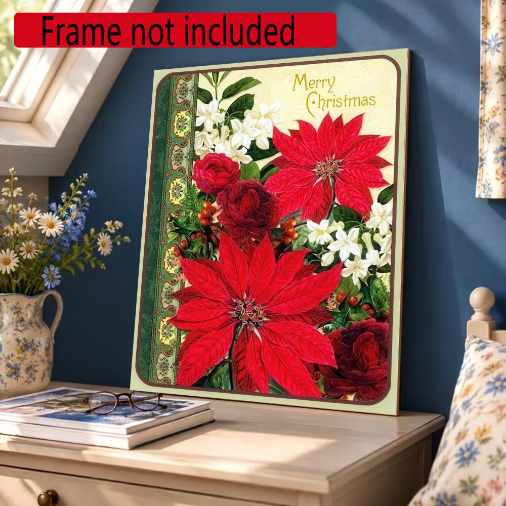 Christmas 5D Diamond Painting Round Diamond Rhinestones Mosaic Diamond Embroidery Wall Paintings Rhinestones Gift Frameless