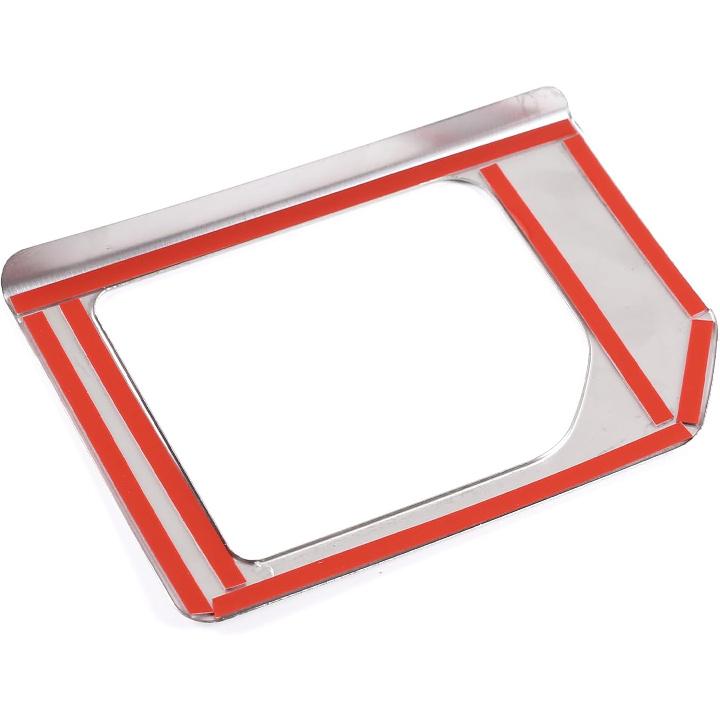 LLKUANG for Toyota Tundra 2014-2021 SUV Stainless Steel Center Console Gear Shift Panel Frame Trim Car Accessories (Silver)