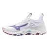 Mizuno Wave Momentum 3 Weiß Violett Indigo Damen Sneaker Kamelien-Rose V1GC231220