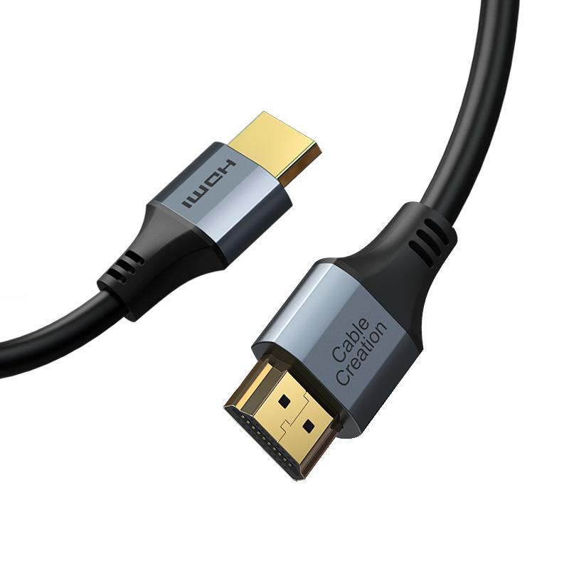 

CABLECREATION CC0989 2m Gold Plated HDMI 2.1 Cable 48Gbps Bandwidth 8K 60Hz HDR Data Cord As Shown A