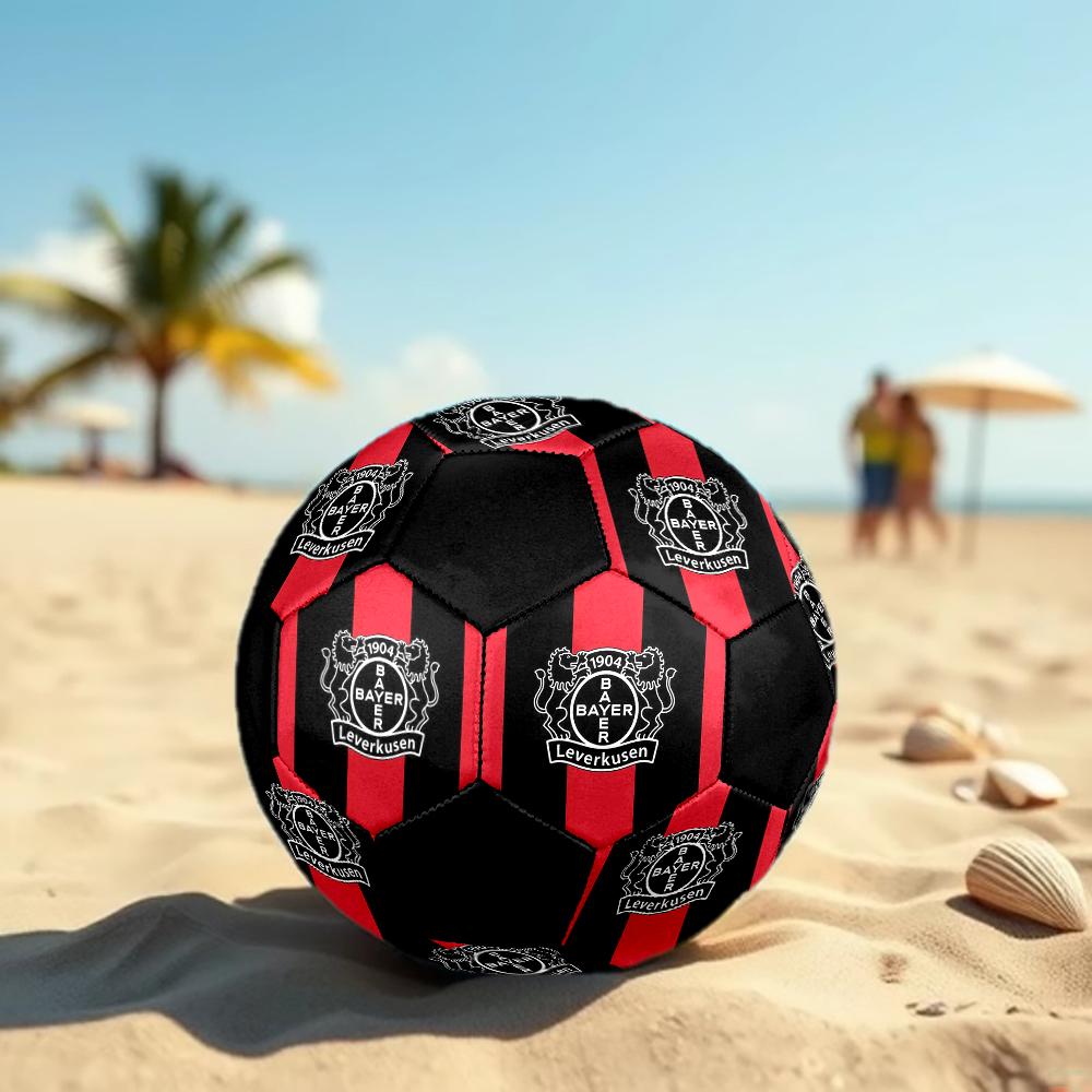SIZE 5 Bayer 04 Leverkusen Soccer Ball Colorful All Ages Machine Stitched PVC Competition Ready Durable High-Bounce