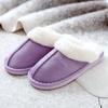 Fashion Size 47 Men Half Slipper Cotton Shoes Cashmere Boot Furry Warm Home Shoes Couples house floor slides Slip On Comfy bedroom shoe