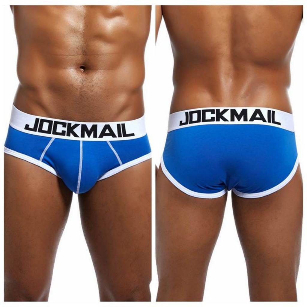 Slips JOCKMAIL Baumwolle Weich Bequem Atmungsaktiv Sport Alltag Casual Herren Unterwäsche 9 Farben Mode Unterhosen