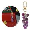 Grape Pendant Keychain Hanging Keyring Ornament Gift for Fashion Enthusiasts