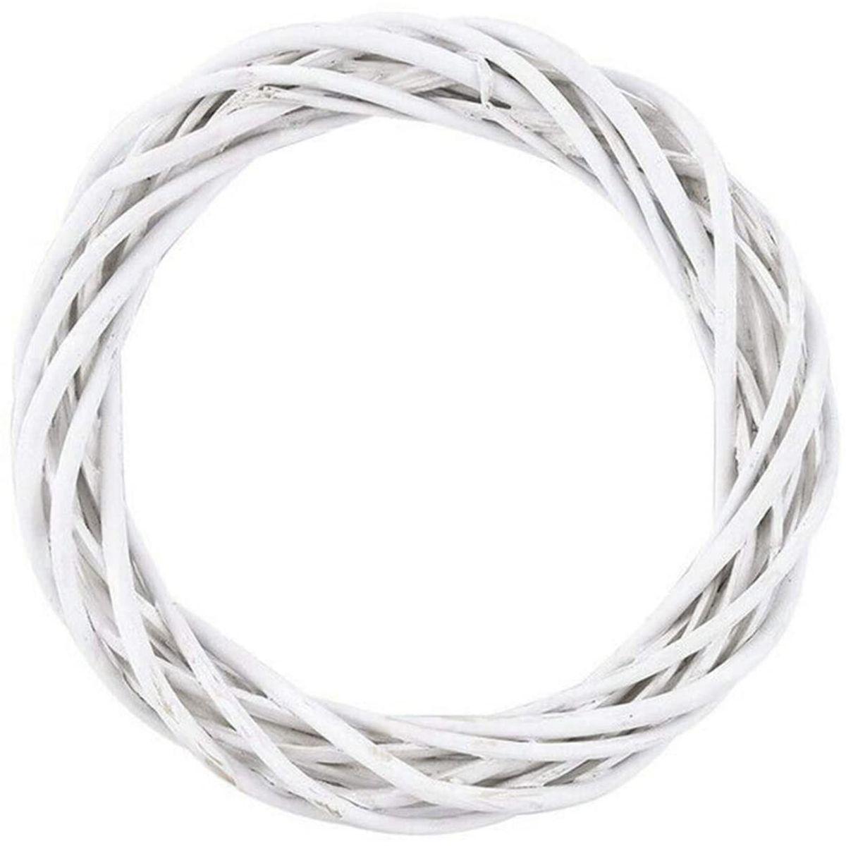 

Свадебное подвесное украшение в виде виноградной лозы, заготовка для плетеного венка, ротанговое кольцо, рождественское украшение, белая гирлянда 20cm