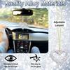 Bling Heart Car Hanging Accessories, Bling Rear View Mirror Accessories, Universal Bling Heart Diamond Car Accessories for Cars, Trucks, SUVs