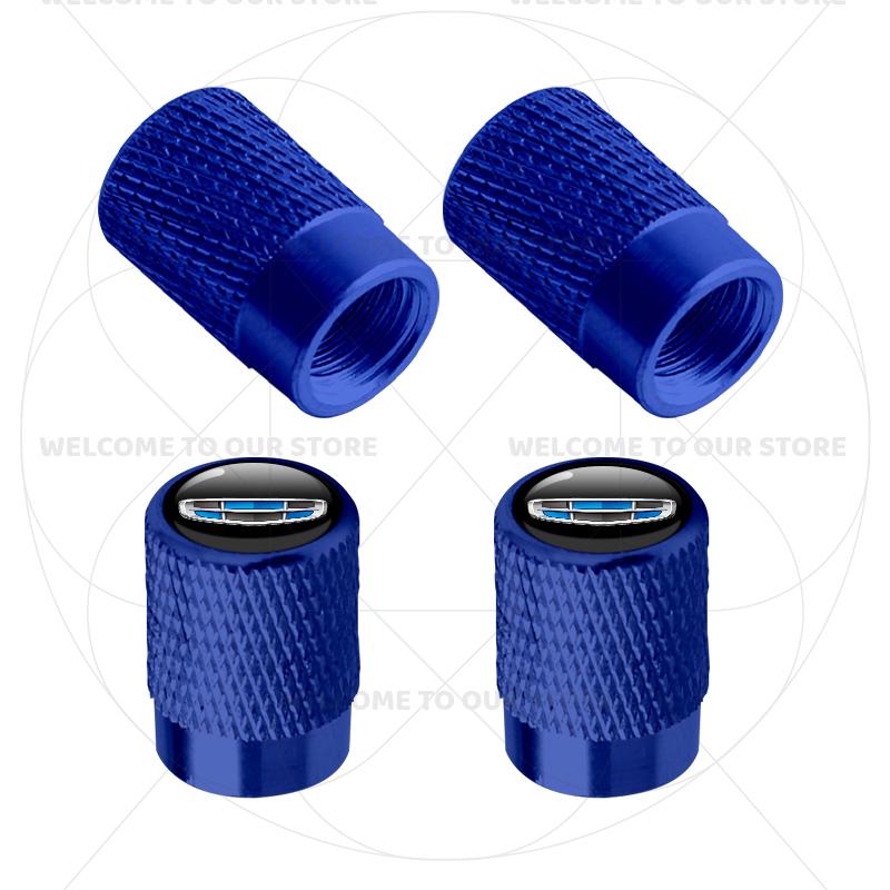 For Geely Auto Emblem Coolray Tugella Monjaro Atlas Pro Okavango 4Pcs Aluminum Car Tire Valve Caps Wheel Stem Air Dust Covers