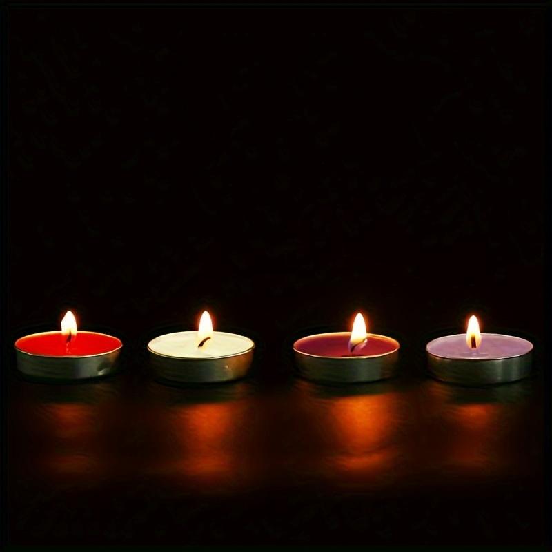 10Pcs Tea Light Candles Small Smokeless Dripless Tea Candles For Home Pool Dinner Weddings Supplies