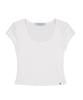 Nasnoing Scoop Neck Tee (White)