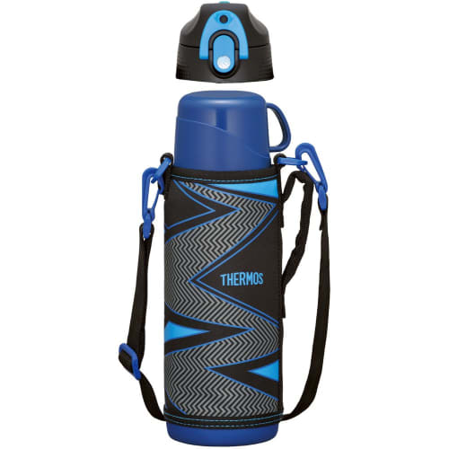 Thermos Vacuum Insulated 2-Way Bottle FFR-804WF I-BK Inazuma Black 0.8L