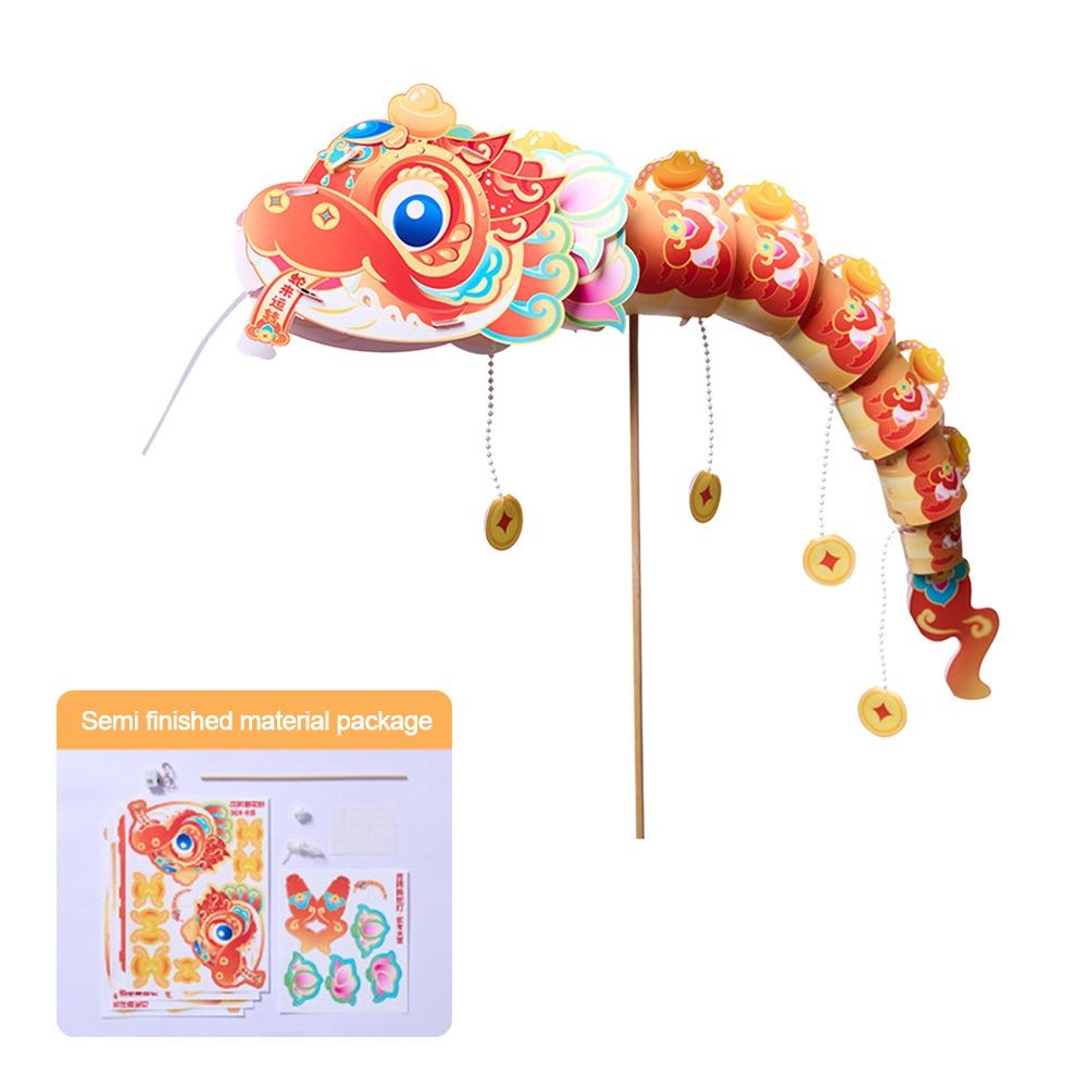 

DIY Festive Lantern Cartoon Snake Luminous Lantern Mascot Snake Shape Lantern 2025 Snake Year 2