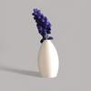 Refrigerator Magnet Vase Shape Resin Decorative Fixing Sticker Fridge Decoration for Air Conditioner
