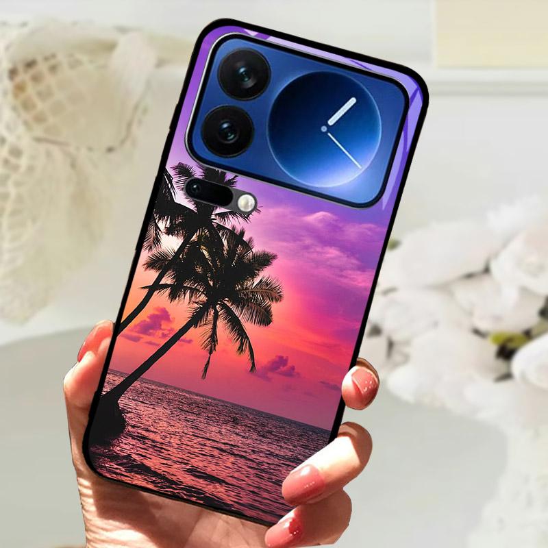 For Xiaomi 17 Pro Max Case 17 17Pro Luxury Tempered Glass Protective Back Cover Case For Xiaomi17 Pro ProMax Phone Shell Fundas