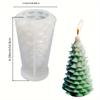3D Christmas Decor Candle Silicone Mold for DIY Christmas Tree Aromatherapy Resin Plaster Mould Handmade  Chocolate Cake Making