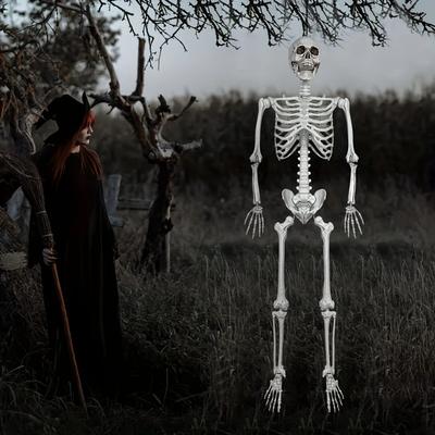1pcs Daily Decorations Fake Skeleton Sculpture For Daily Decorations Decor, Home Decor, Garden Decor, Haunted House