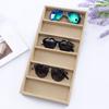 1Pc Sunglasses Display Box High Quality Storage Boxs Organizer Packaging Props Eyewear Case 6 Grids