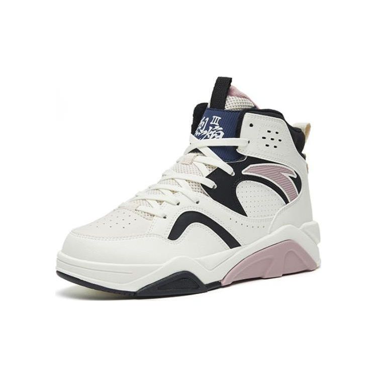 Anta Flame 3.0 Fleece High-Top Skate Shoes Women Skate Shoes Pink 122248982-2