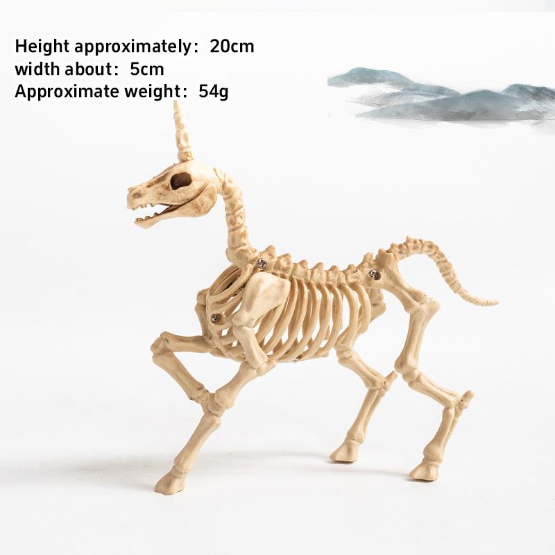New Halloween Dog Skeleton Decoration Spooky Skeleton Animal Puppy Bones Skeleton Decoration For Halloween Indoor Outdoor