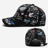 Unisex Hiphop Print Baseball Hat Softable Adjustable Hat Fashionable Couples Hat for Spring and Autumn Outdoor Activity