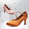 Sapatos de Dança Latina Tango Salsa para Meninas Mulheres Dança de Salão Festa Sapatos de Dança Social Salto Alto 7cm