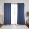 Curtain Set of 4 Curtains Drapes 2 Lace In 5 Colors and 7 Light Heat Privacy Mirror Shape UV Machine Washable 100cm Wide X 185cm King's Curtains