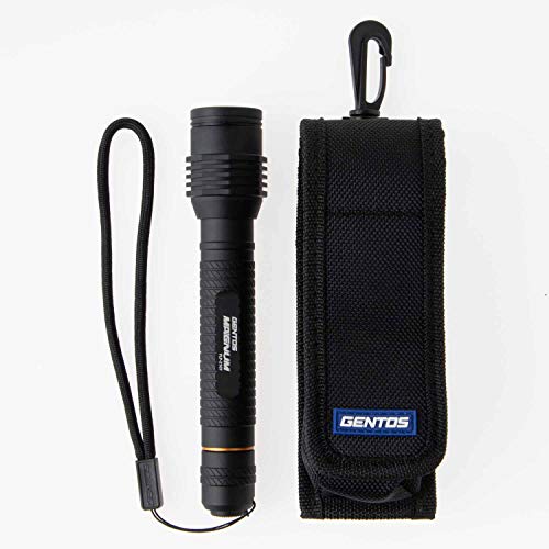 Linterna LED GENTOS FLP-2107, 350 lúmenes, Alimentada por baterías recargables o AA, Linterna de mano
