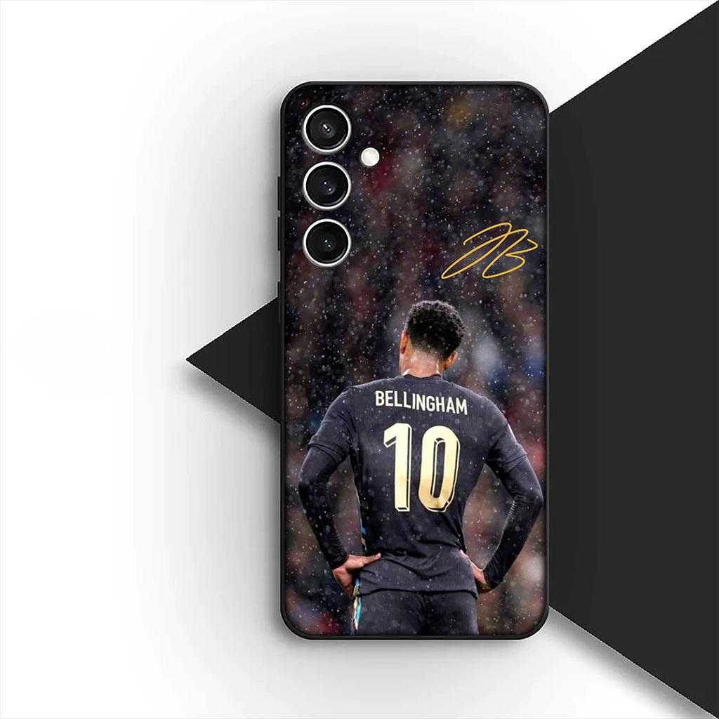 Cover for Samsung Galaxy S20 S22 S21 FE Ultra Plus A07 A17 A15 A16 A25 A57 A37 Phone Case Soccer No 5 B-Bellinghams Football No5