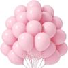 100Szt Balony Lateksowe Różowe Duże 30Cm Urodzinowe