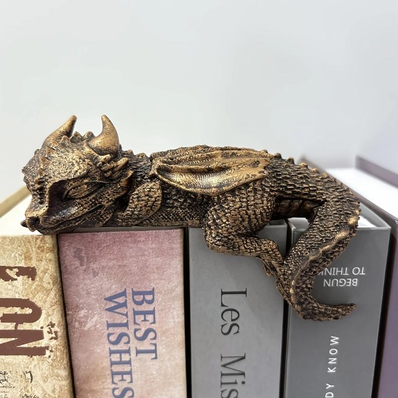 Dragon Statues Decors Animal Sculpture Collectibles Figurines Decorative Ornament Home Decors Accent Housewarming Gift