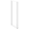 Vidaxl Nogi Do Stolika Kawowego, 2 Szt., Białe, 60X(110-111) Cm, Stal