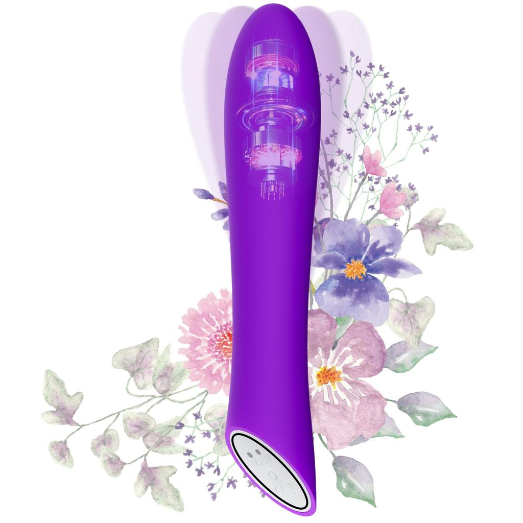 Sevenight Dildo Vibrator for 7 Deep Powerful for Women and Prostate and Anal Electric Suitable for Thick and Extra Thick Electric Anal Adult USB Adult