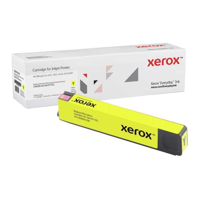 Toner Jaune Compatible - XEROX - HP 971XL - Grande capacité 6600 pages - Garantie à vie - Écologique