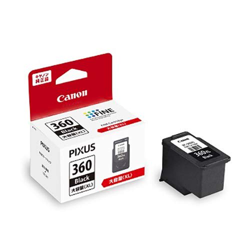 Canon Genuine Ink Cartridge Black Large Capacity Type BC-360XL [Bulk Purchase Set of 3]