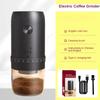 Portable 1800mAh Electric Coffee Bean Grinder 40 Gears External Adjustable Home Rechargeable Grinders Household Coffee Machine