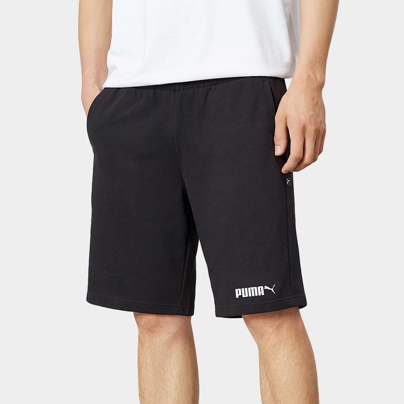 Puma Ess No.2 Elastic Simple Knitted Casual Shorts Unisex shorts 697102-01