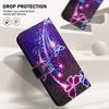 Coloured Drawing Wallet Case for Tecno Spark 10 10C 9 9T 8C Pova 5 4 Pro Neo 3 2 Shockproof Stand Card Holder Strap Phone Cover