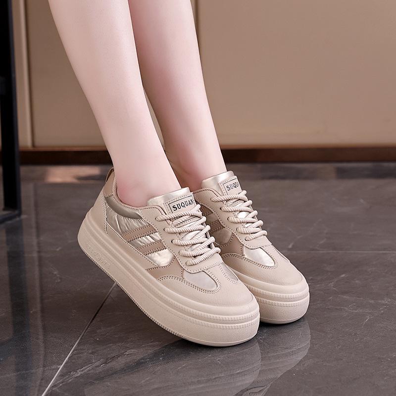 Forrest Gump Shoes Women's Sports Shoes 2025 Spring Explosion Casual Little White Shoes Women's Versatile Board Shoes Platform Shoes K3702