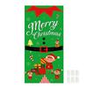 Christmas Door Cover Decoration, Green Holiday Tapestry for Front Door and New Year Party