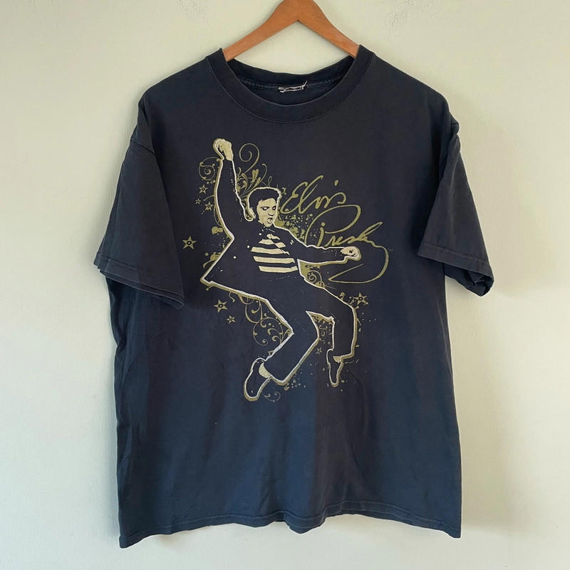 Vintage graphic elvis presley T shirt S