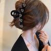 1PC Love Velvet Grab Clip Large Shark Clip Headgear Hairpin Back Head Plate Hairpin Children's Hair Accessories Premium Sense