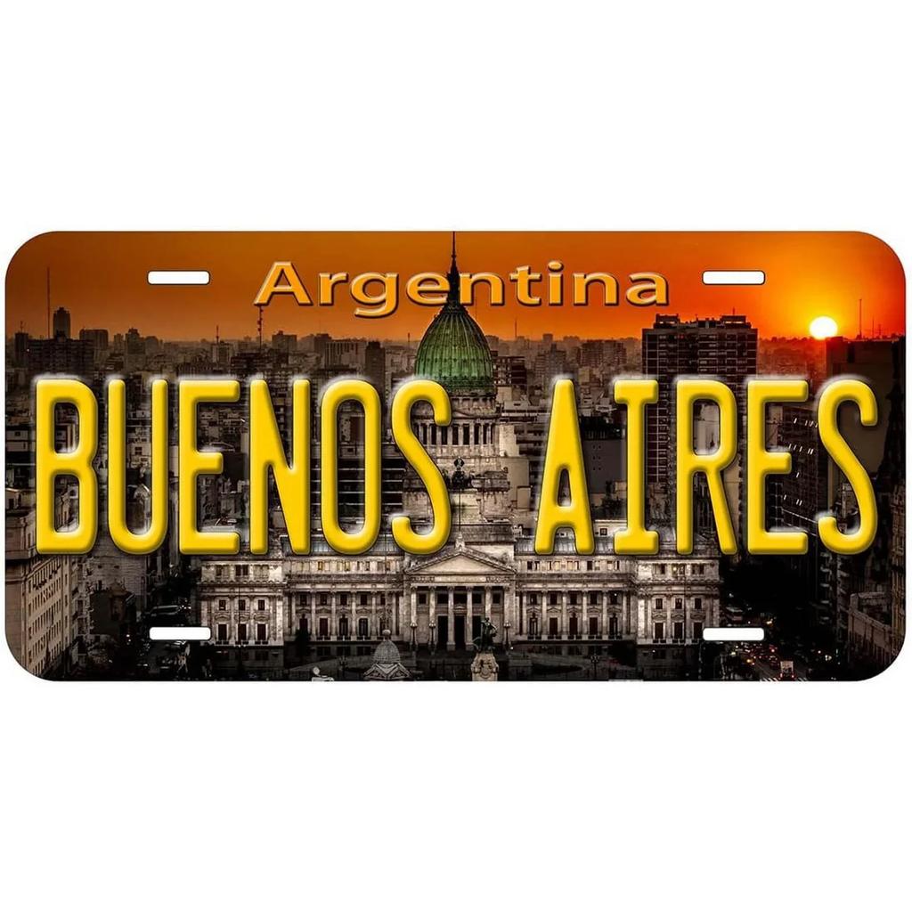 Vintage License Plates for Decoration Signs Barcelona Paris London Amsterdam Tags Metal Automotive Sign for Car Front Wall Decor